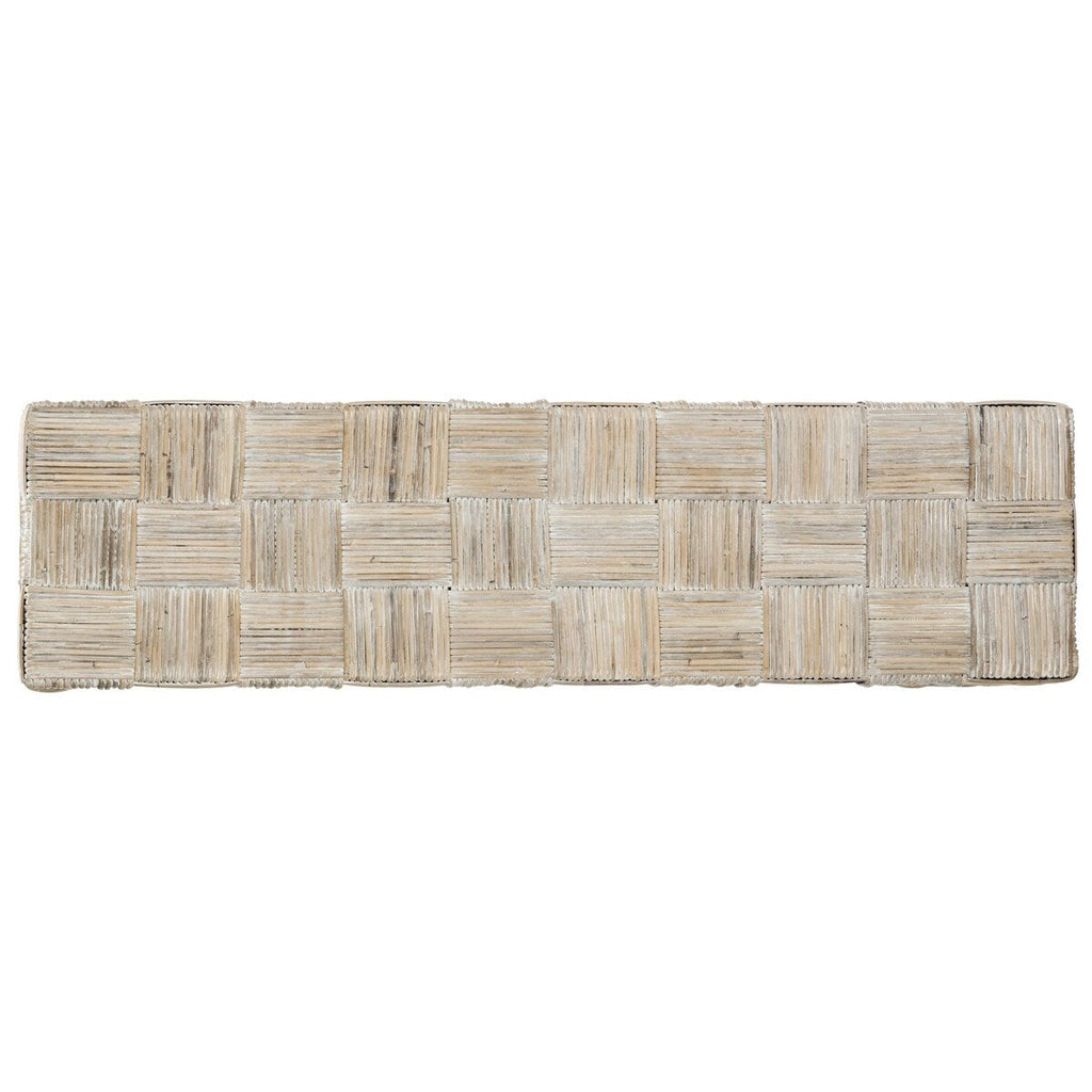 Console en rotin Mindel SAFAVIEH - 51 x 14 x 32 cm