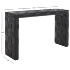Console en rotin Mindel SAFAVIEH - 51 x 14 x 32 cm