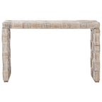 Console en rotin Mindel SAFAVIEH - 51 x 14 x 32 cm