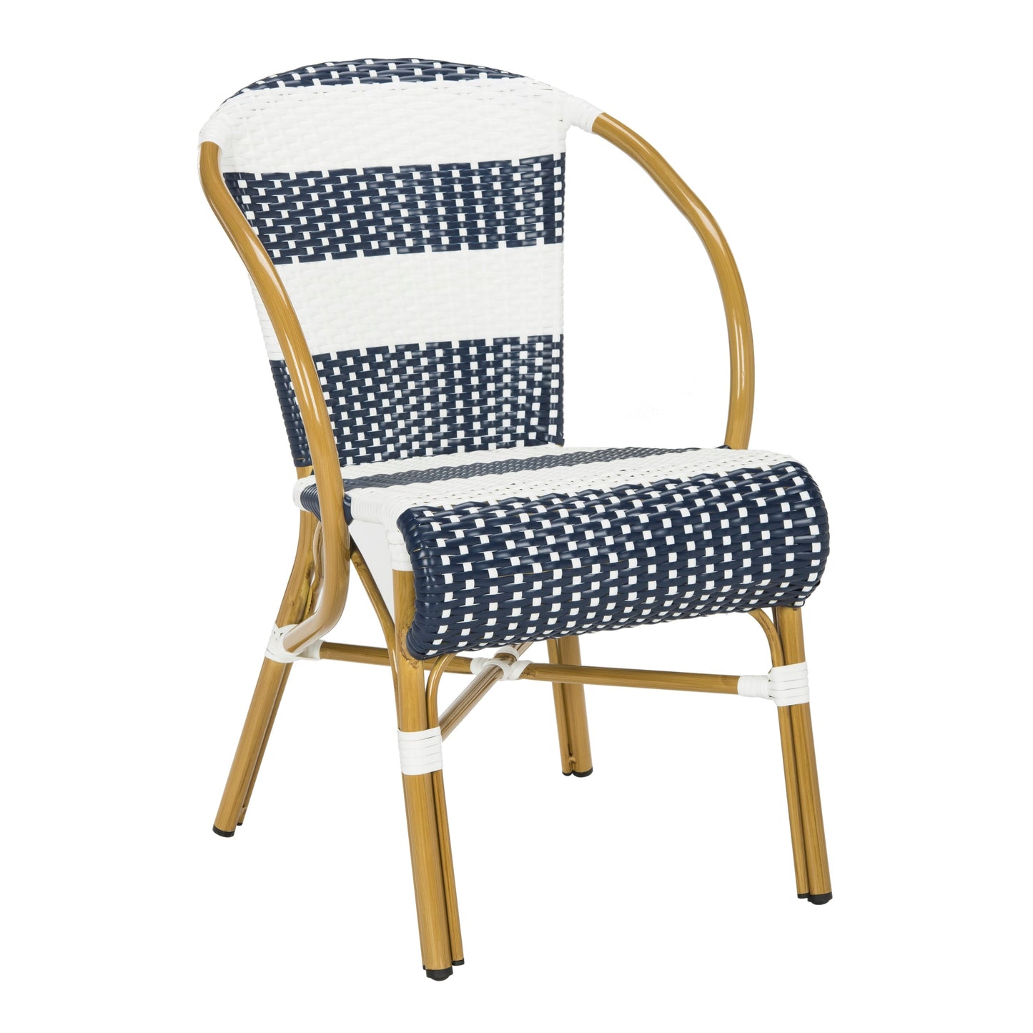 Chaises empilables SAFAVIEH Mya French Bistro (lot de 2) - 21 L x 34 P x 25 H