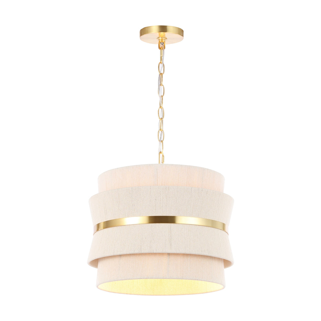 Suspension réglable à 3 lumières SAFAVIEH Oprea (ampoules LED incluses) - 16 x 16 x 16,5-72,5