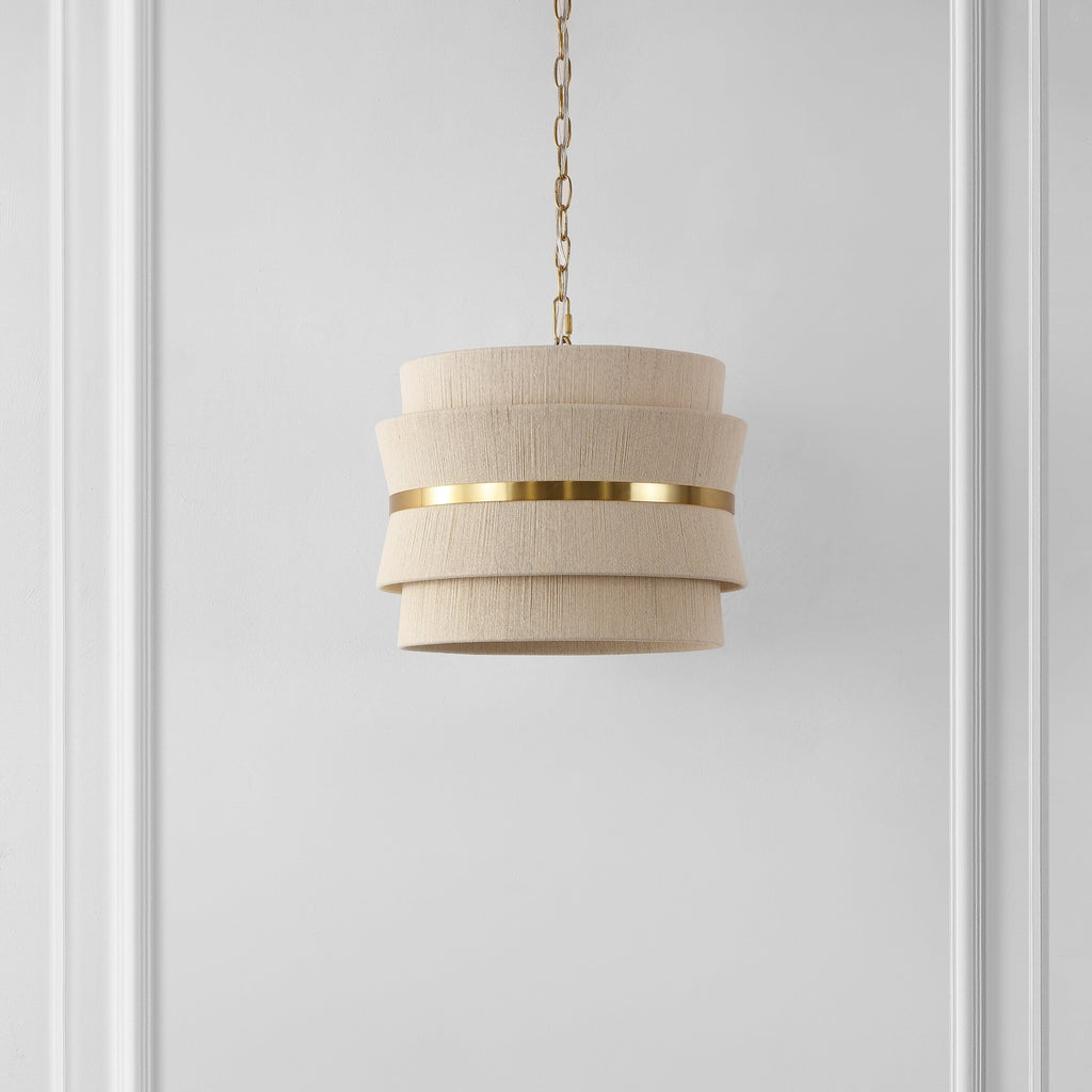 Suspension réglable à 3 lumières SAFAVIEH Oprea (ampoules LED incluses) - 16 x 16 x 16,5-72,5