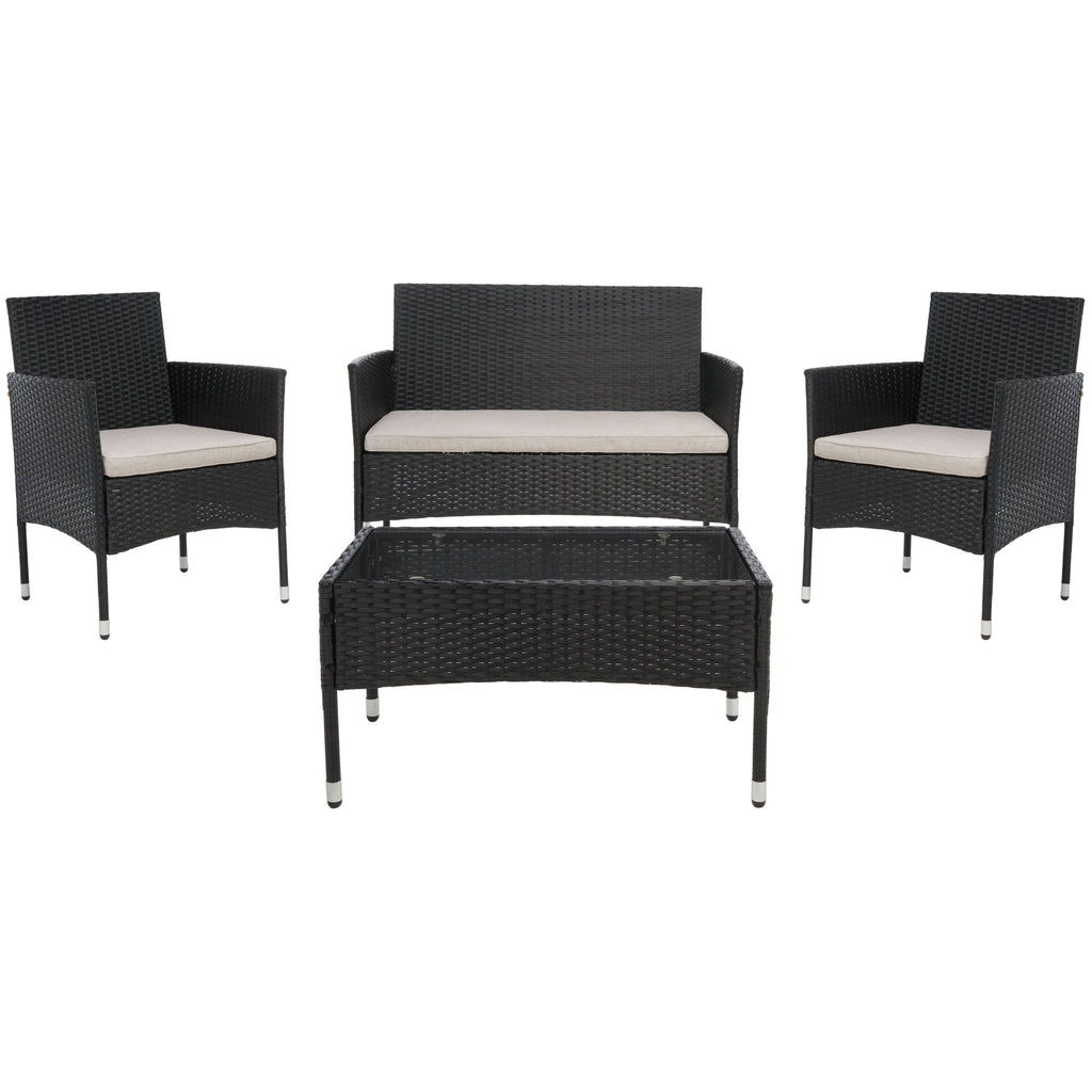 Ensemble de patio 4 pièces Abdul de SAFAVIEH. - 42 L x 23 P x 33 H