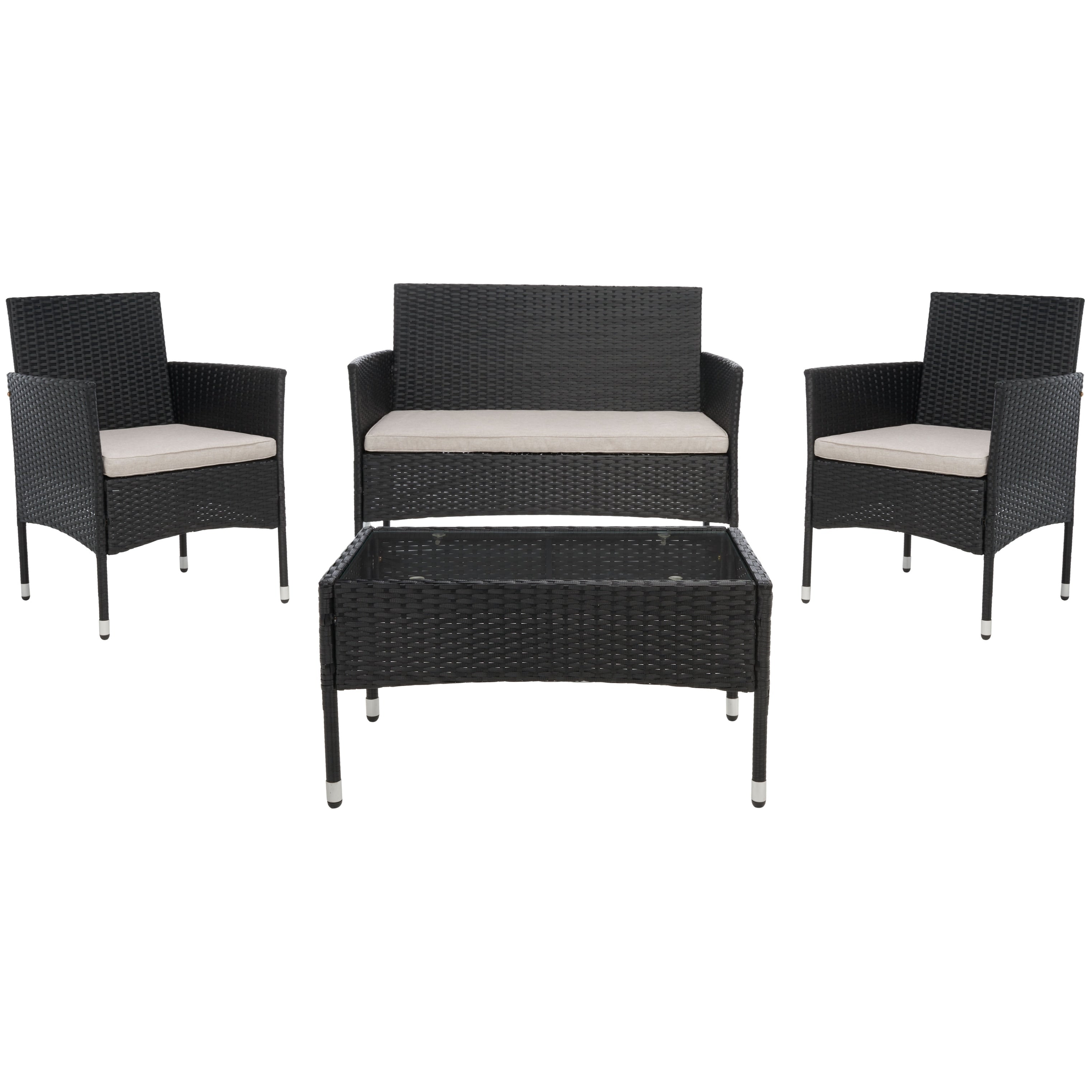 Ensemble de patio 4 pièces Abdul de SAFAVIEH. - 42 L x 23 P x 33 H