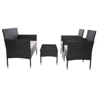 Ensemble de patio 4 pièces Abdul de SAFAVIEH. - 42 L x 23 P x 33 H