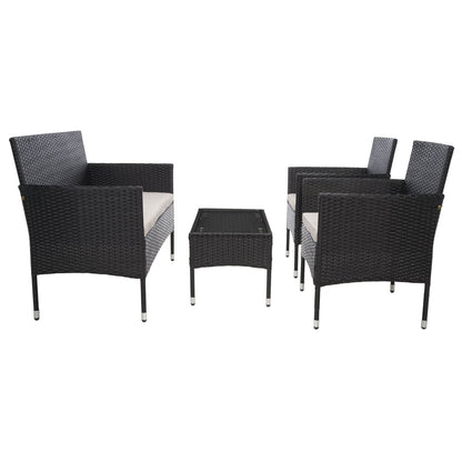 Ensemble de patio 4 pièces Abdul de SAFAVIEH. - 42 L x 23 P x 33 H