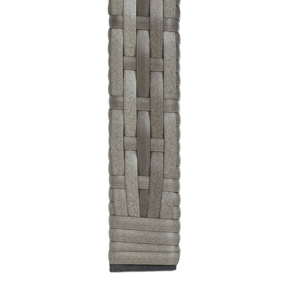 Ensemble de salon de jardin 4 pièces SAFAVIEH Aboka en osier et acier - 42 l x 21 p x 31 h