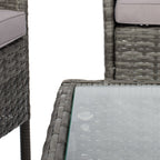 Ensemble de jardin d'extérieur Amiyah 4 pièces SAFAVIEH - 24 l x 16 p x 15 h