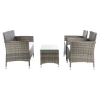 Ensemble de jardin d'extérieur SAFAVIEH Bandele 4 pièces - 41 l x 23 P x 31 H
