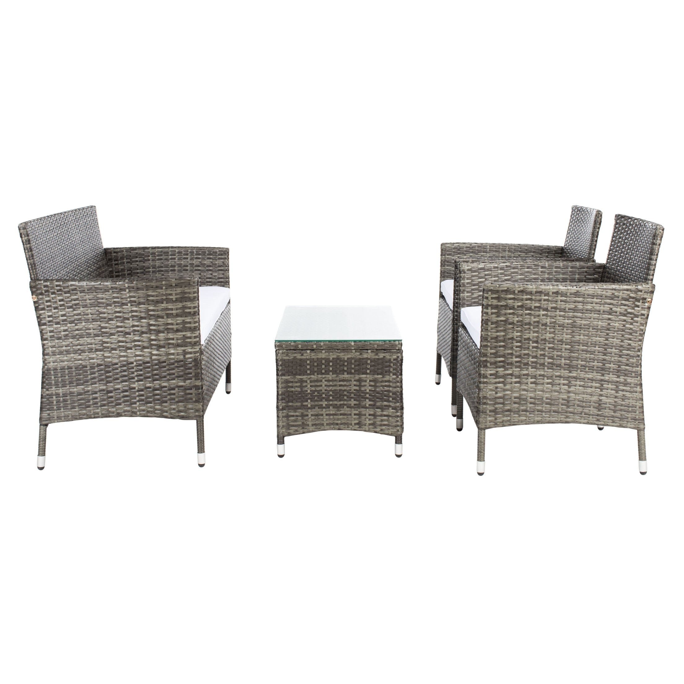Ensemble de jardin d'extérieur SAFAVIEH Bandele 4 pièces - 41 l x 23 P x 31 H