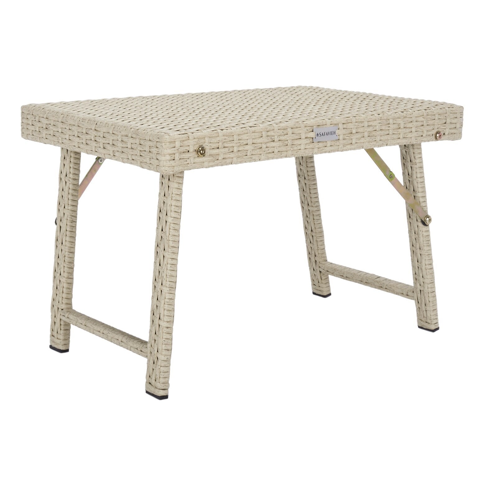 Ensemble de chaises longues d'extérieur Blaguna 3 pièces SAFAVIEH - 83 x 20 x 24 cm
