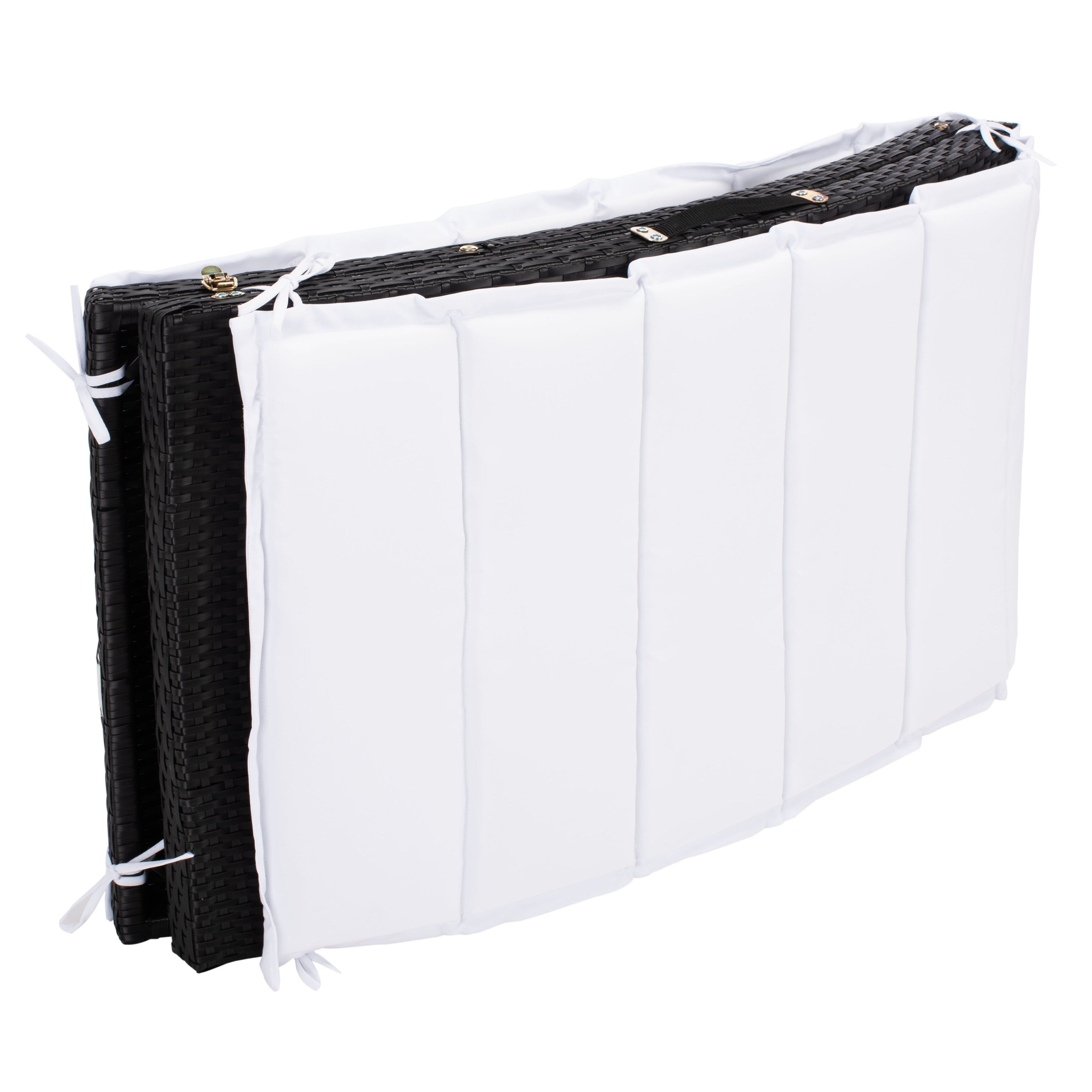 Ensemble de chaises longues d'extérieur Blaguna 3 pièces SAFAVIEH - 83 x 20 x 24 cm