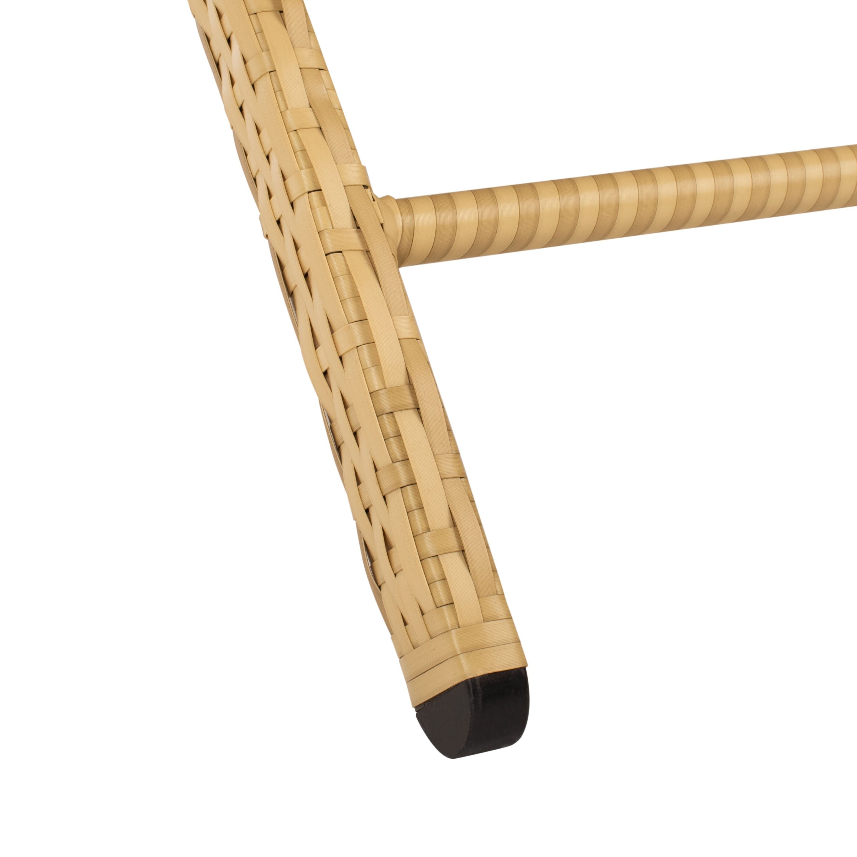 Ensemble de chaises longues d'extérieur Blaguna 3 pièces SAFAVIEH - 83 x 20 x 24 cm