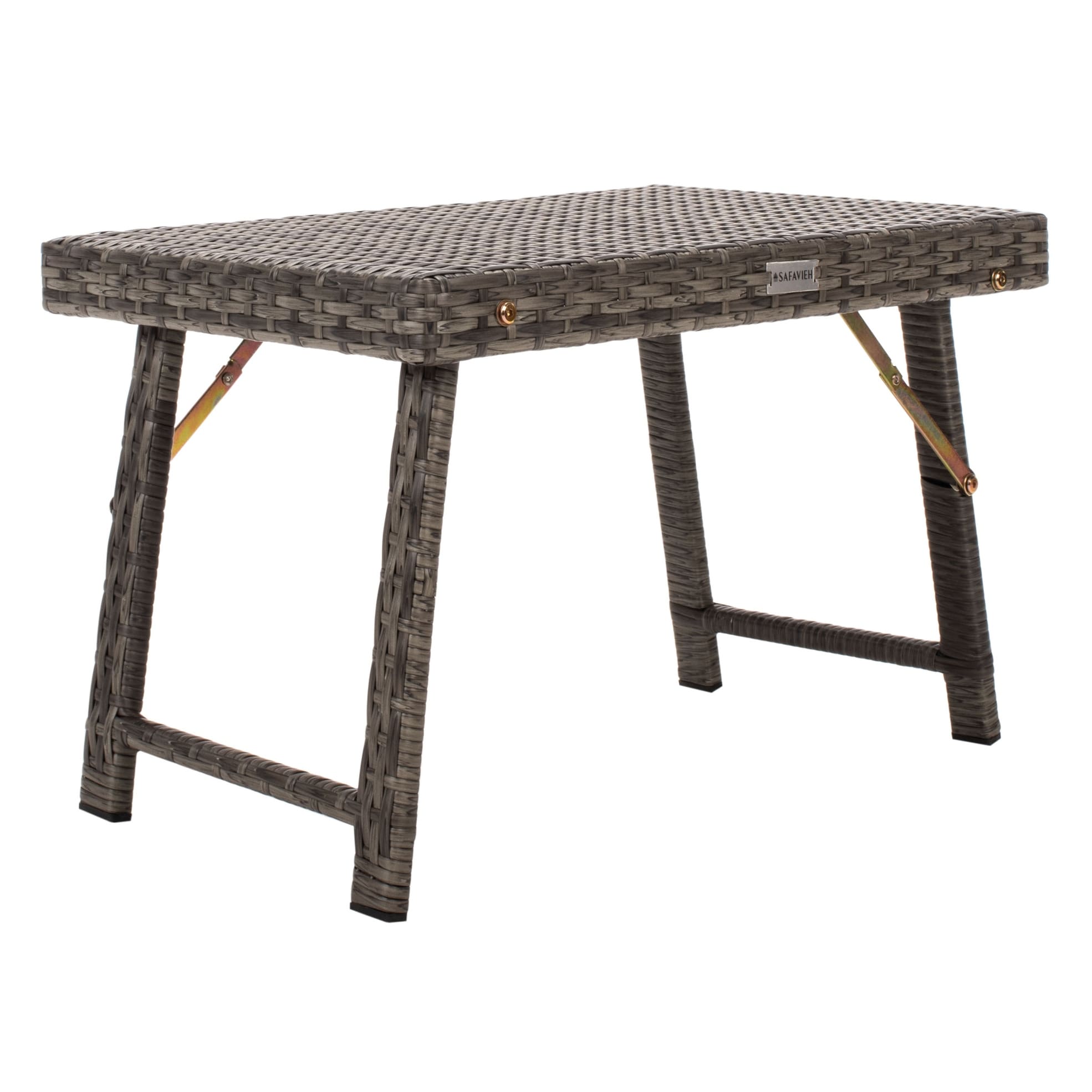 Ensemble de chaises longues d'extérieur Blaguna 3 pièces SAFAVIEH - 83 x 20 x 24 cm