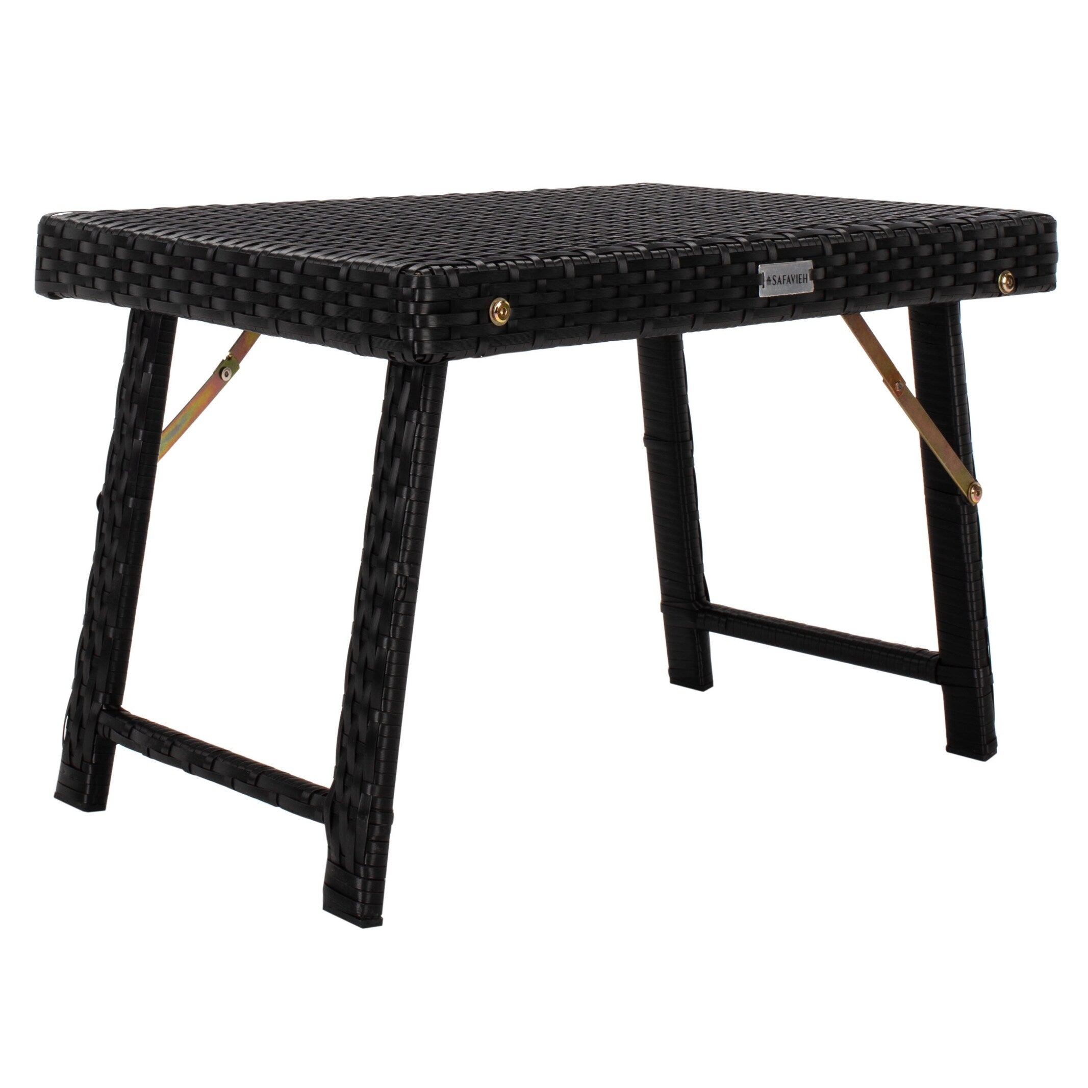 Ensemble de chaises longues d'extérieur Blaguna 3 pièces SAFAVIEH - 83 x 20 x 24 cm