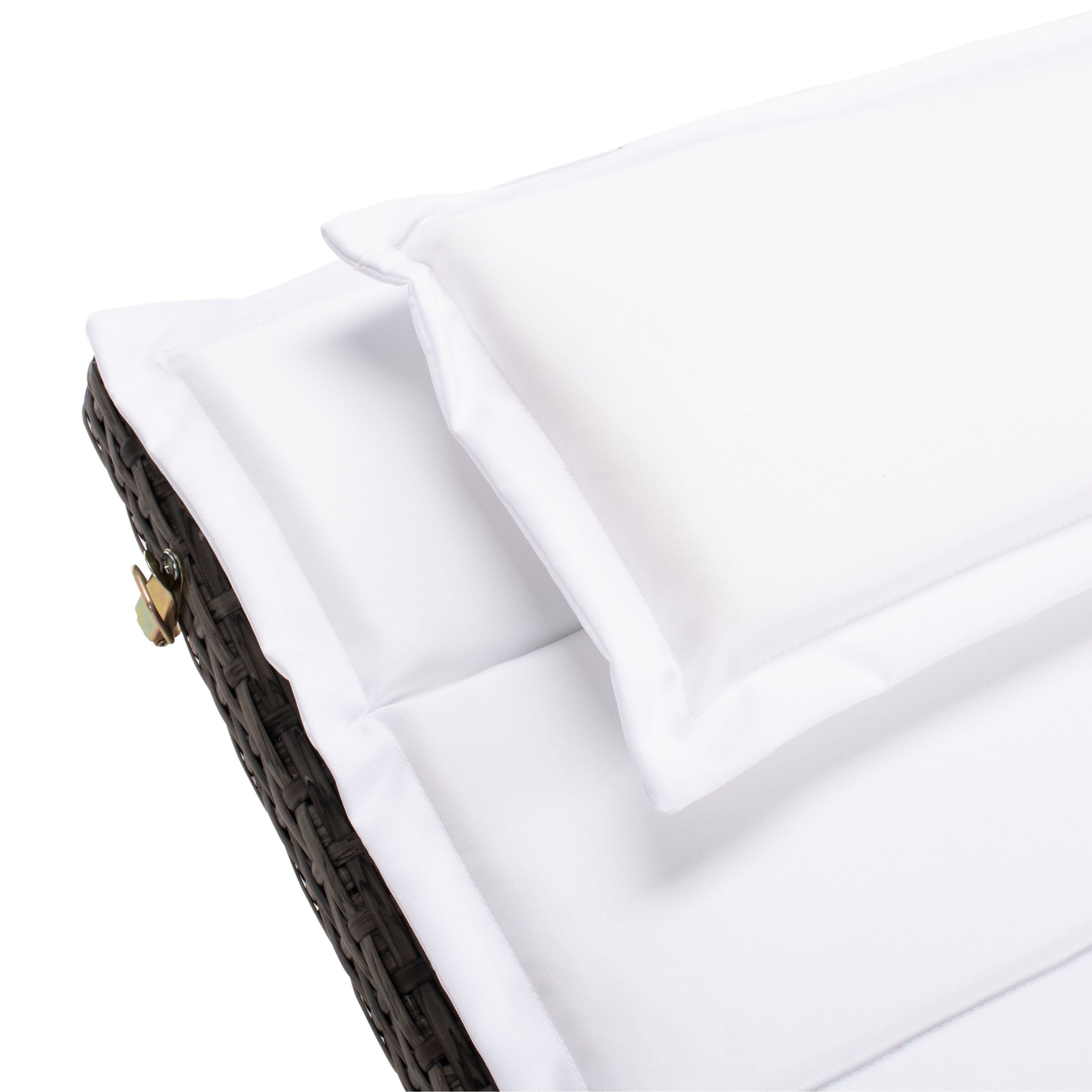 Ensemble de chaises longues d'extérieur Blaguna 3 pièces SAFAVIEH - 83 x 20 x 24 cm