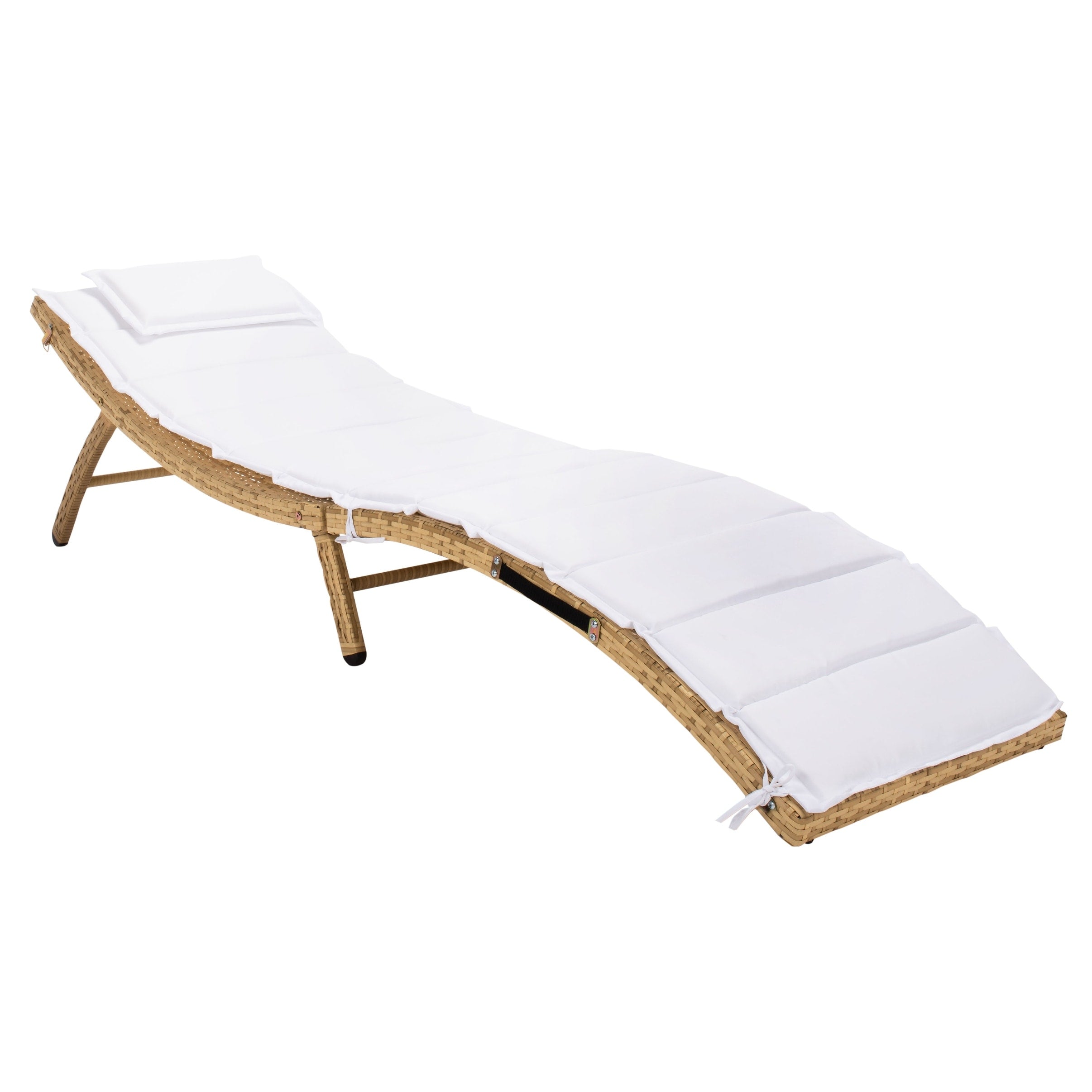 Ensemble de chaises longues d'extérieur Blaguna 3 pièces SAFAVIEH - 83 x 20 x 24 cm