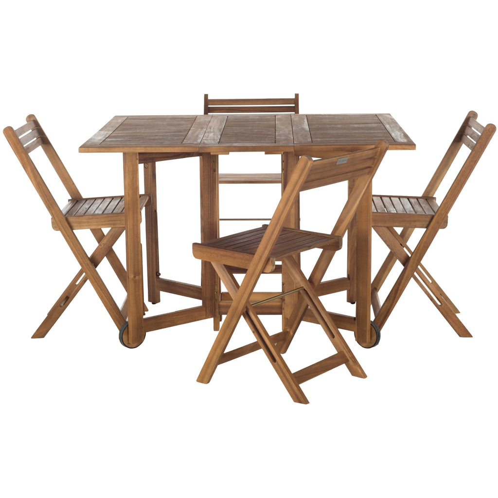 Ensemble de salle à manger d'extérieur 5 pièces SAFAVIEH Brandy - 43 x 35 x 29 cm