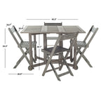 Ensemble de salle à manger d'extérieur 5 pièces SAFAVIEH Brandy - 43 x 35 x 29 cm