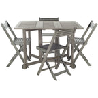 Ensemble de salle à manger d'extérieur 5 pièces SAFAVIEH Brandy - 43 x 35 x 29 cm