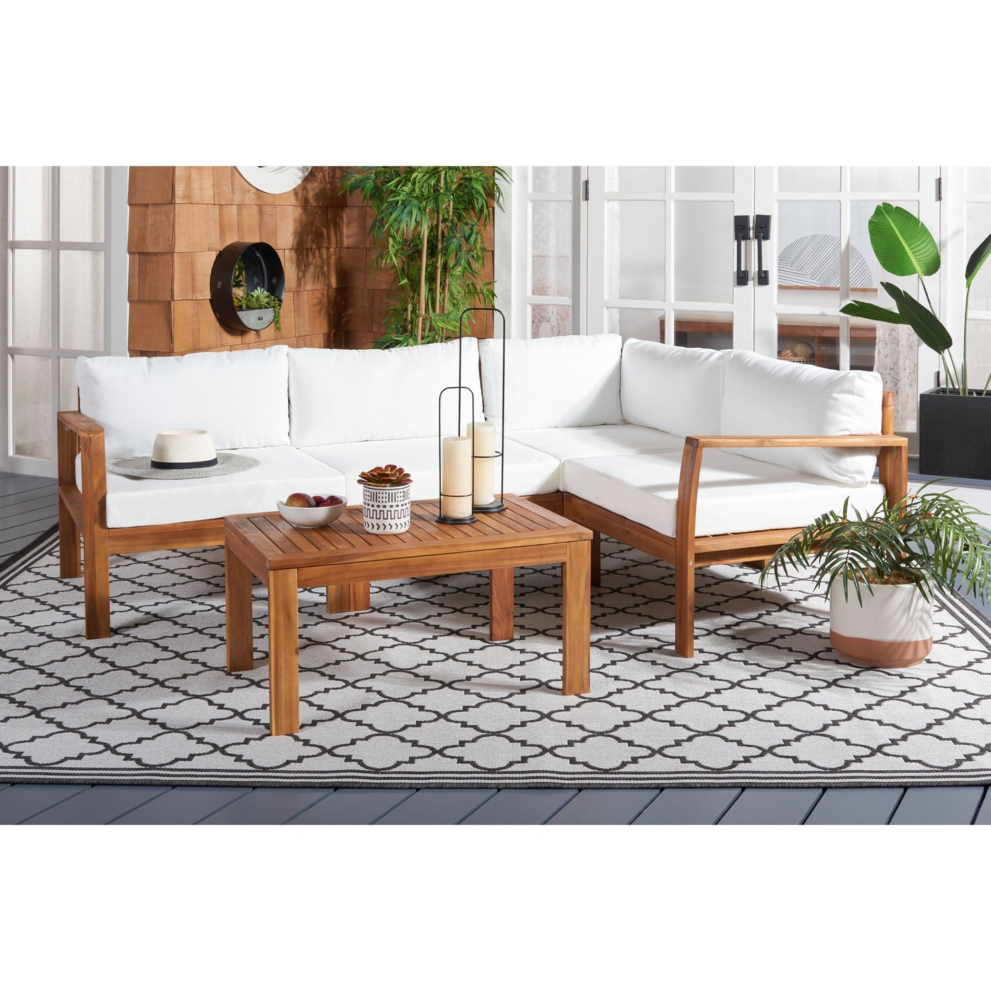 Ensemble de jardin Carmelina de SAFAVIEH - 28 L x 26 P x 30 H