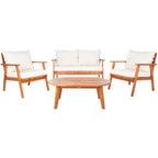 Ensemble de jardin d'extérieur SAFAVIEH Deacon 4 pièces. - 49 L x 30 P x 31 H