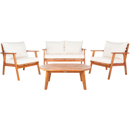 Ensemble de jardin d'extérieur SAFAVIEH Deacon 4 pièces. - 49 L x 30 P x 31 H