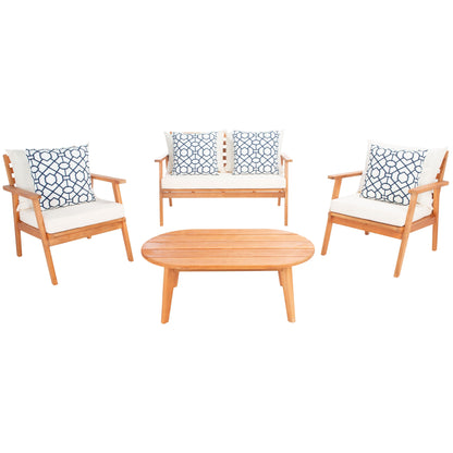 Ensemble de jardin d'extérieur SAFAVIEH Deacon 4 pièces. - 49 L x 30 P x 31 H