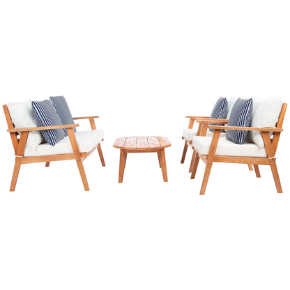 Ensemble de jardin d'extérieur SAFAVIEH Deacon 4 pièces. - 49 L x 30 P x 31 H