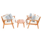 Ensemble de jardin d'extérieur SAFAVIEH Deacon 4 pièces. - 49 L x 30 P x 31 H