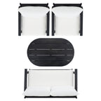 Ensemble de jardin d'extérieur SAFAVIEH Deacon 4 pièces. - 49 L x 30 P x 31 H