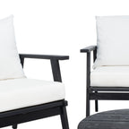 Ensemble de jardin d'extérieur SAFAVIEH Deacon 4 pièces. - 49 L x 30 P x 31 H