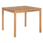 Ensemble de salle à manger d'extérieur 5 pièces en bois d'acacia SAFAVIEH Dorinne - 35 l x 35 p x 30 h