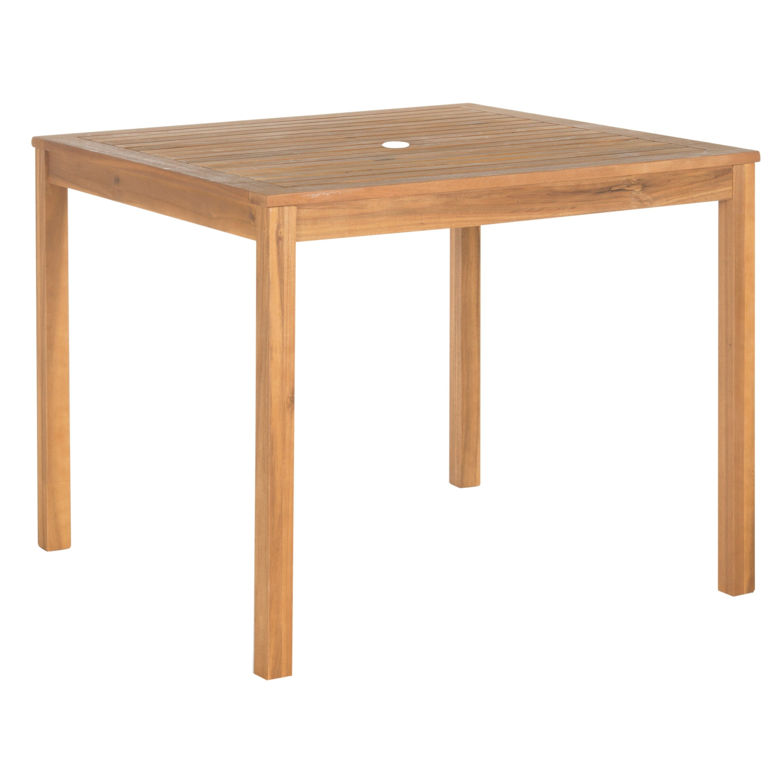 Ensemble de salle à manger d'extérieur 5 pièces en bois d'acacia SAFAVIEH Dorinne - 35 l x 35 p x 30 h