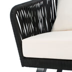 Ensemble de jardin extérieur SAFAVIEH Endorina 4 pièces en corde – 54 l x 30 p x 28 h