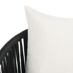 Ensemble de jardin extérieur SAFAVIEH Endorina 4 pièces en corde – 54 l x 30 p x 28 h