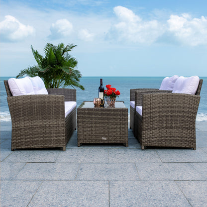 Ensemble de patio SAFAVIEH Outdoor Eranda 4 pièces - 48 L x 30 P x 26 H