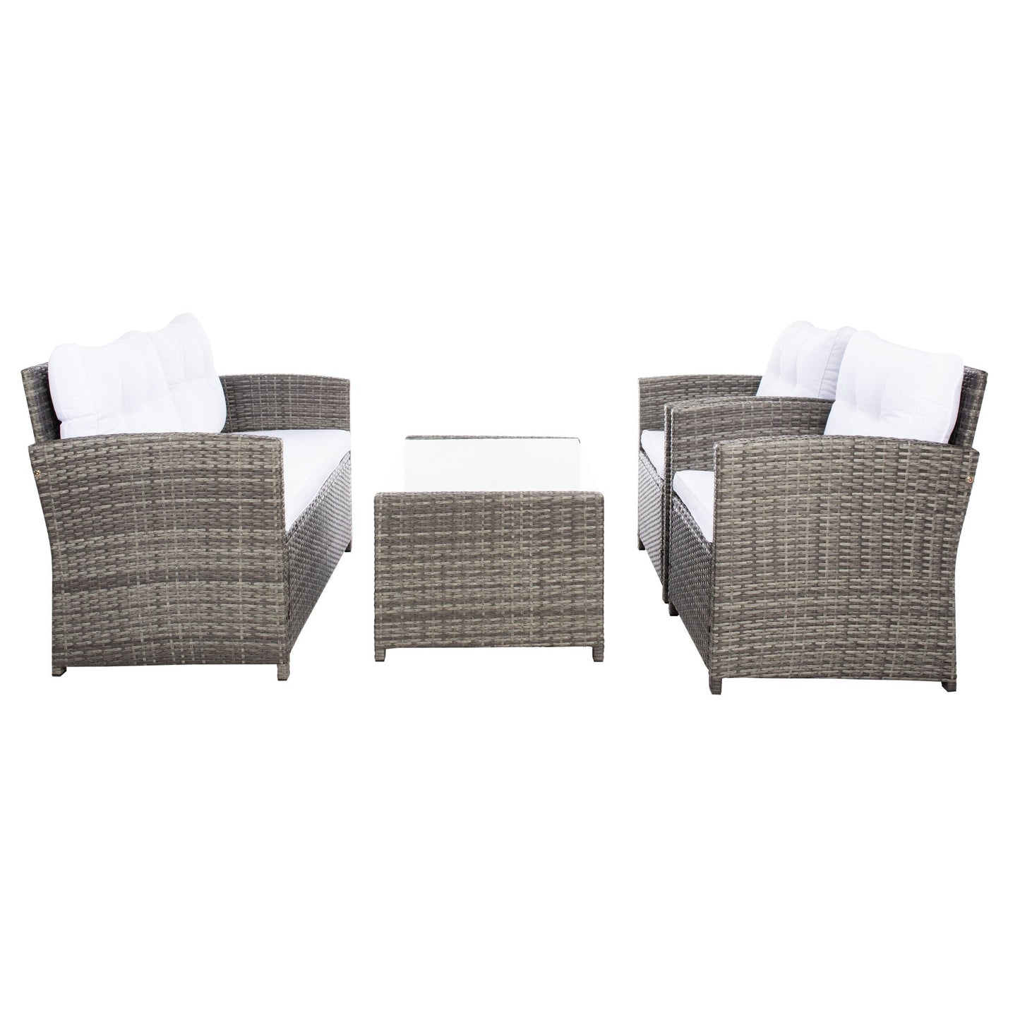Ensemble de patio SAFAVIEH Outdoor Eranda 4 pièces - 48 L x 30 P x 26 H