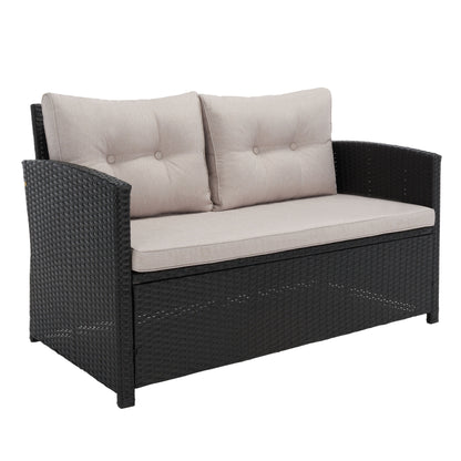 Ensemble de patio SAFAVIEH Outdoor Eranda 4 pièces - 48 L x 30 P x 26 H