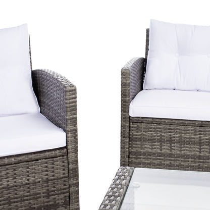 Ensemble de patio SAFAVIEH Outdoor Eranda 4 pièces - 48 L x 30 P x 26 H