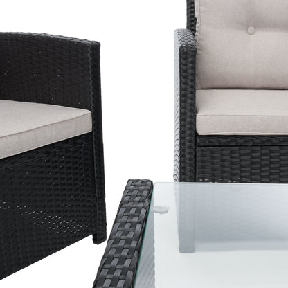 Ensemble de patio SAFAVIEH Outdoor Eranda 4 pièces - 48 L x 30 P x 26 H
