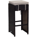 SAFAVIEH Ensemble de bar extérieur Euda (7 pièces) - 29Lx59Px42H