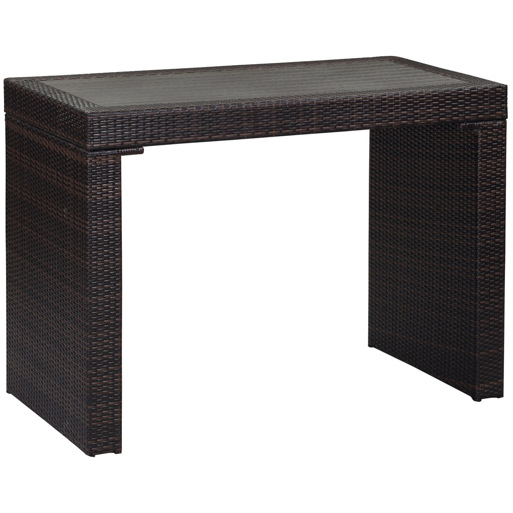 SAFAVIEH Ensemble de bar extérieur Euda (7 pièces) - 29Lx59Px42H