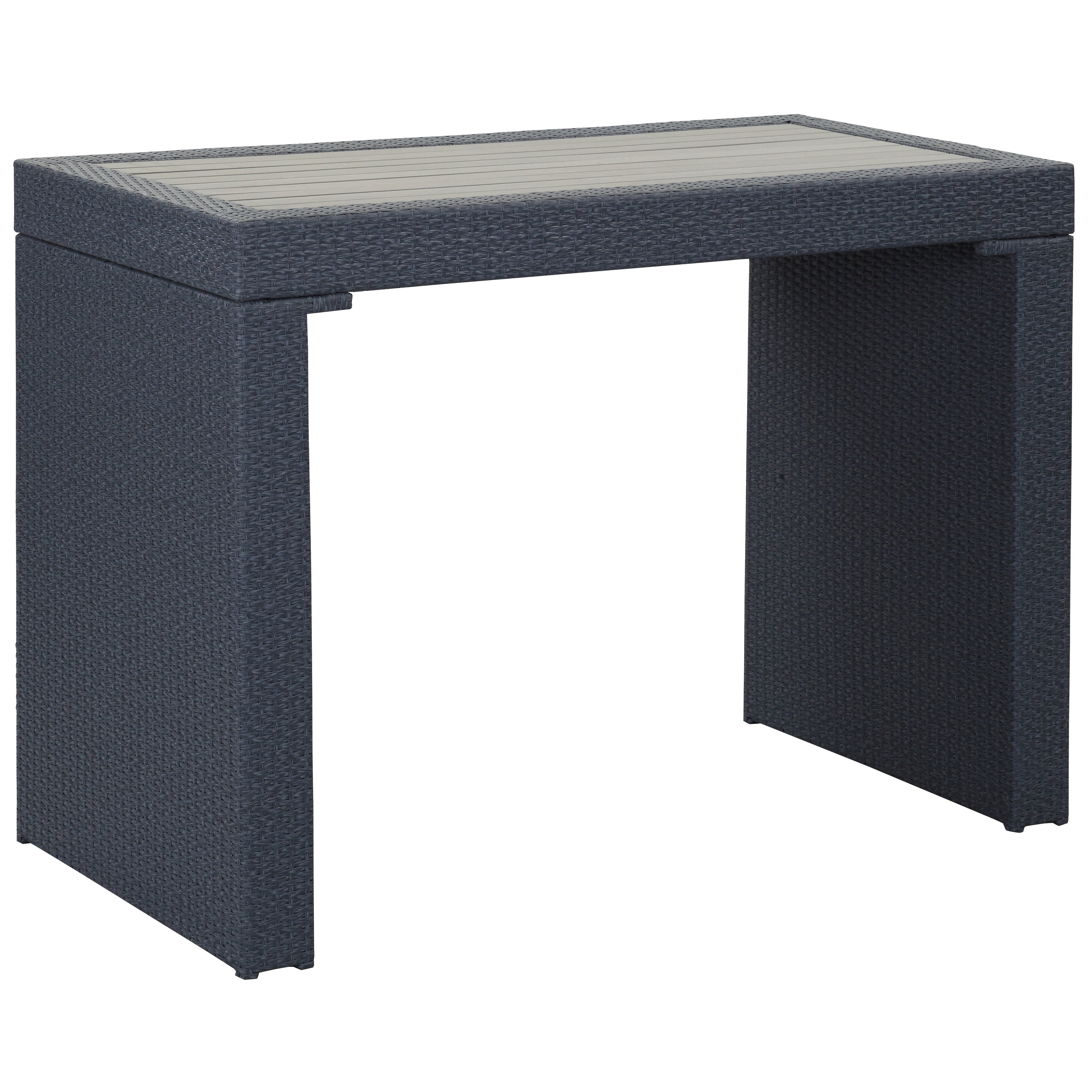 SAFAVIEH Ensemble de bar extérieur Euda (7 pièces) - 29Lx59Px42H