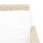 Ensemble de salon de jardin d'extérieur en osier 4 pièces SAFAVIEH - 51 L x 30 P x 30 H