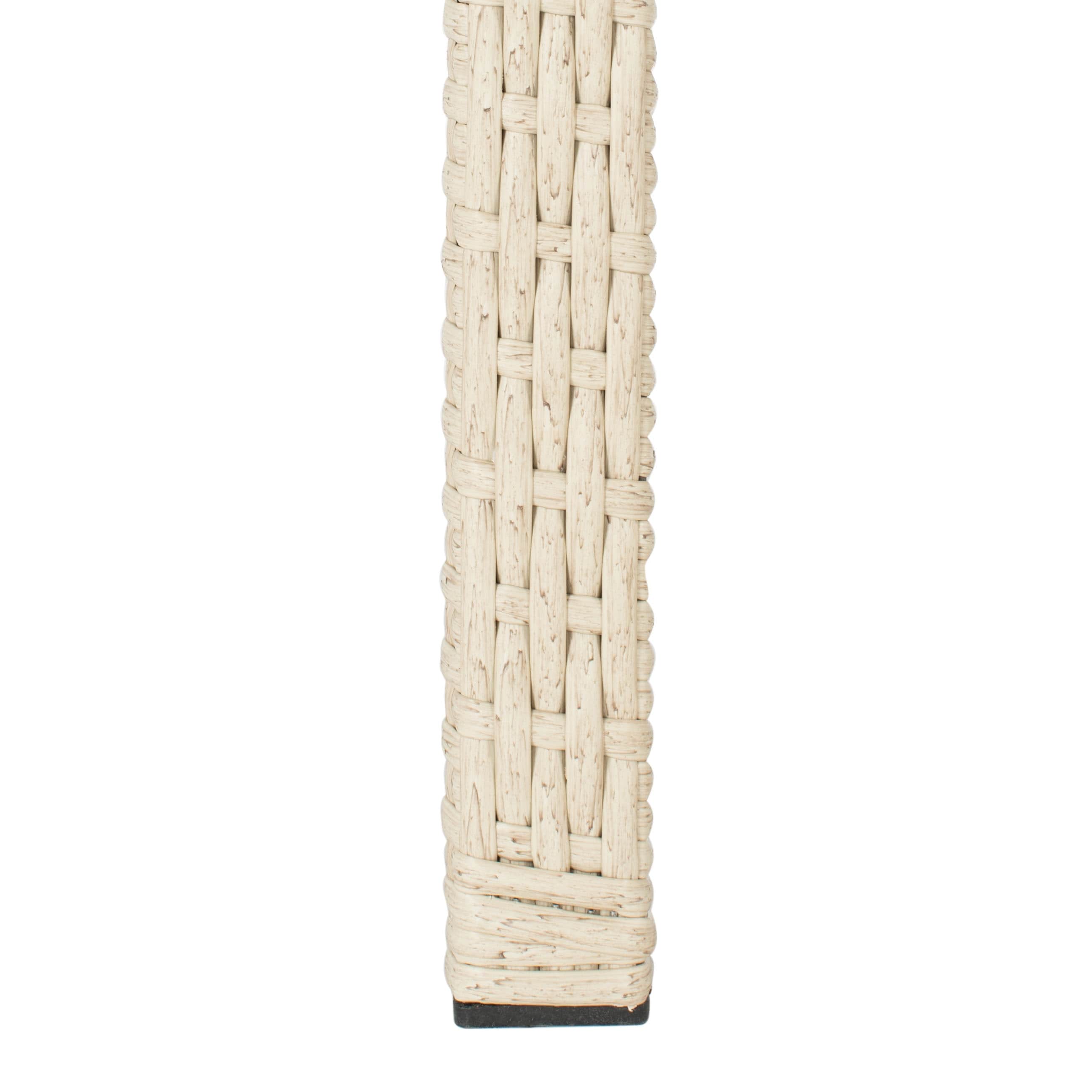 Ensemble de salon de jardin d'extérieur en osier 4 pièces SAFAVIEH - 51 L x 30 P x 30 H