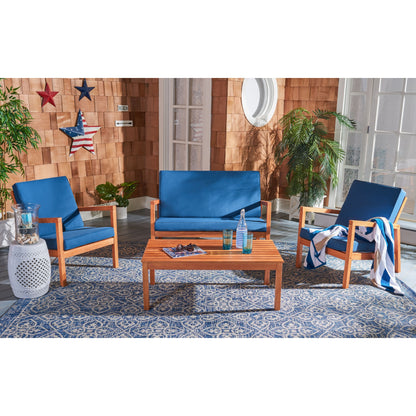 Ensemble de salon d'extérieur Giana 4 pièces SAFAVIEH - 46 L x 29 P x 31 H