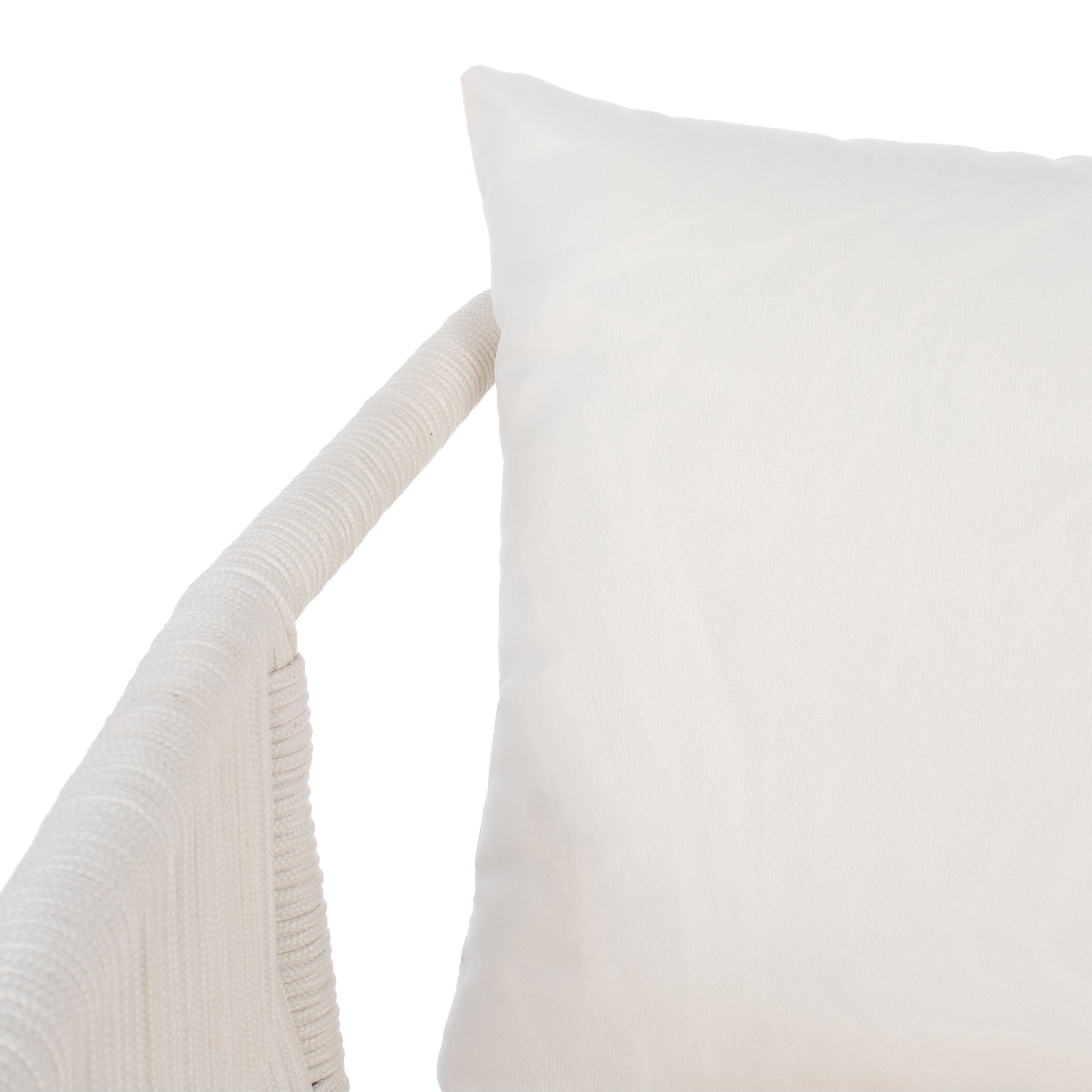 Ensemble de jardin d'extérieur SAFAVIEH Jaliyah en corde grise, 4 pièces - 39 l x 24 p x 15 h