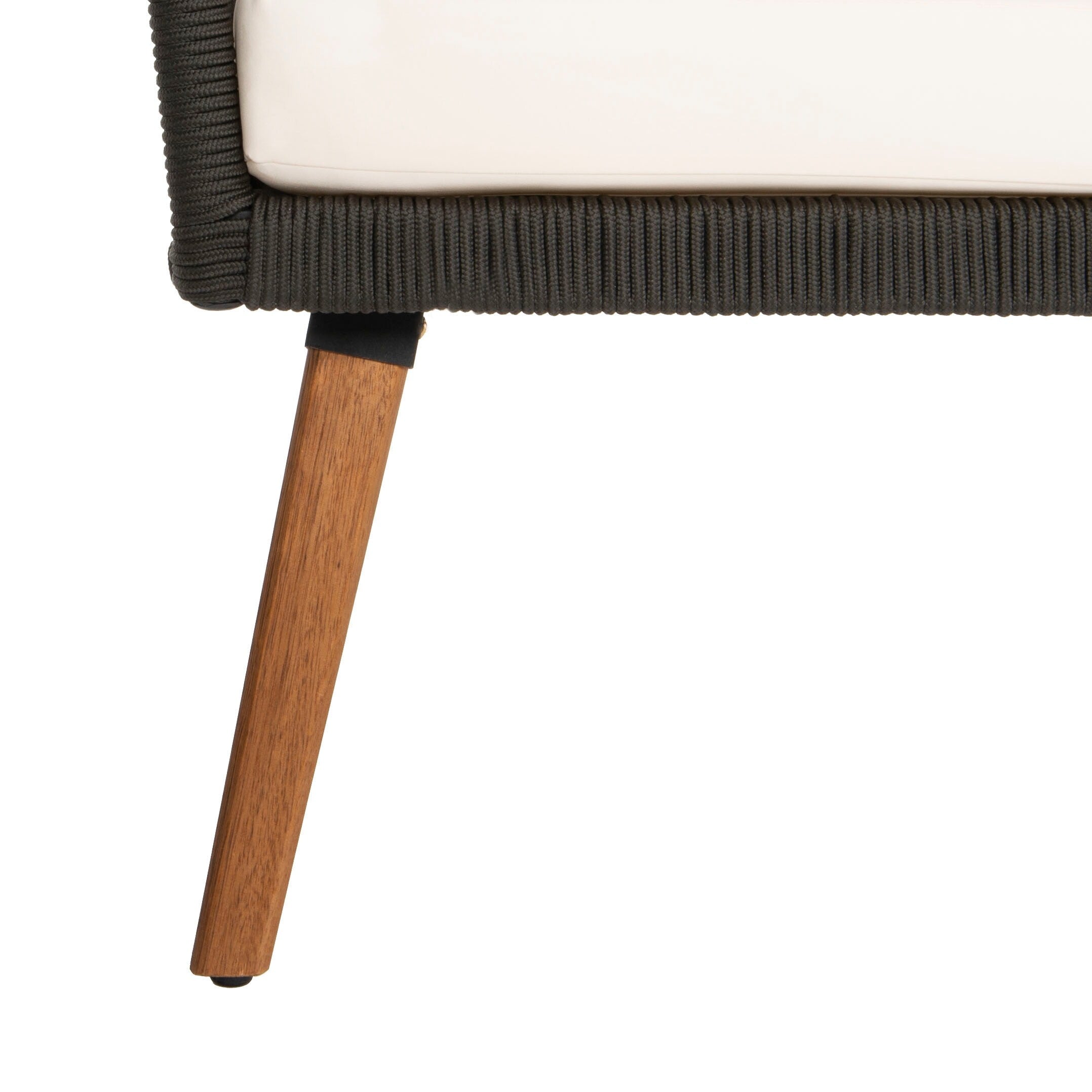 Ensemble de salon d'extérieur Jaliyah 4 pièces en corde SAFAVIEH - 39 l x 25 p x 15 h
