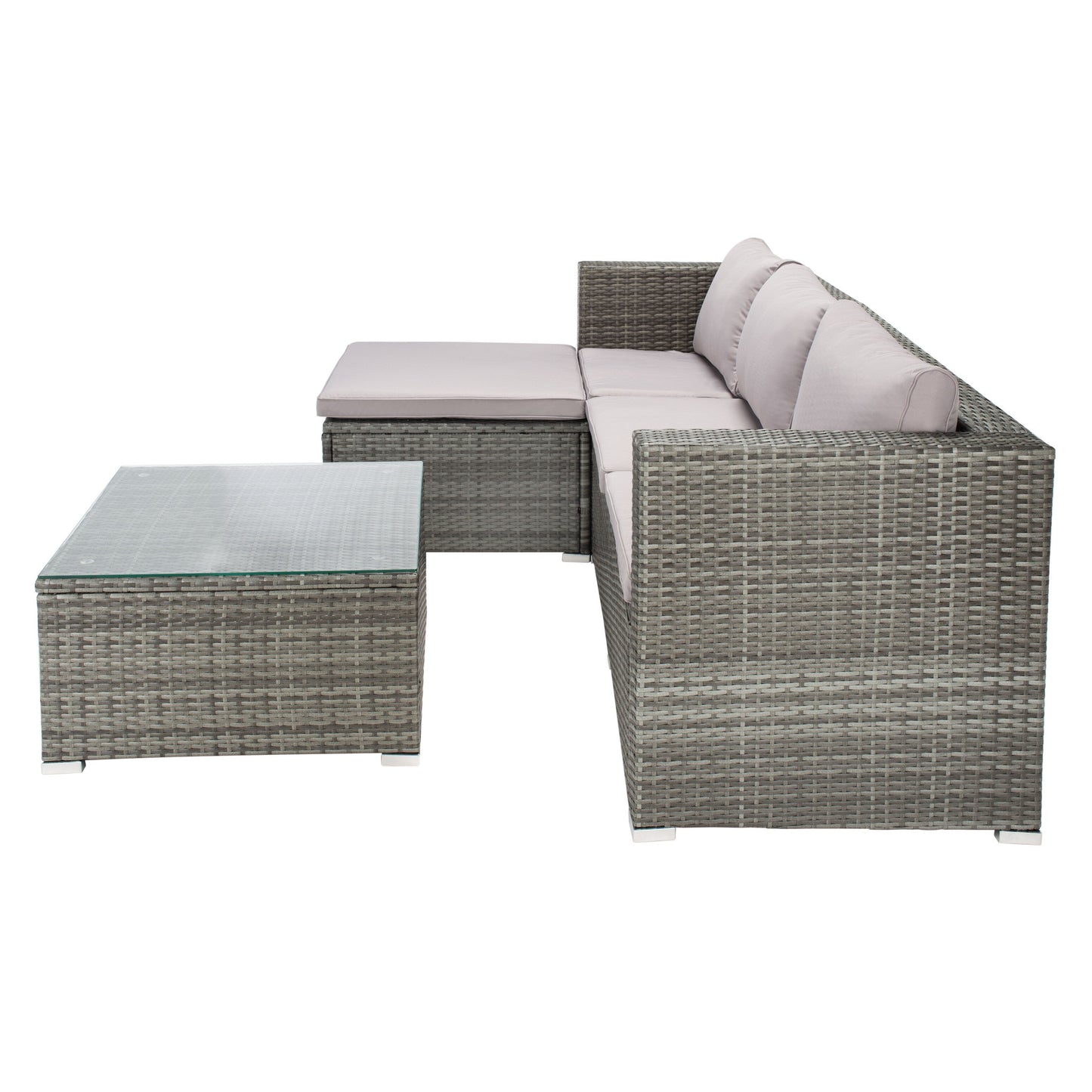 Ensemble de patio extérieur 3 pièces SAFAVIEH Lainey - 51 L x 26 P x 27 H